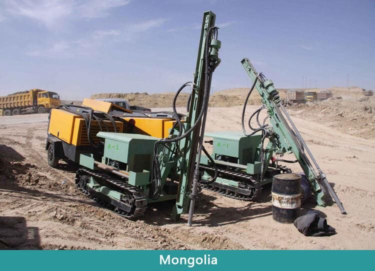 Hf100ya2 Hydraulic Diesel Crawler Drilling Rig for Marble Mine