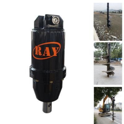 Ray Attachments New Design Earth Auger Drill Post Hole Digger for Mini Excavator