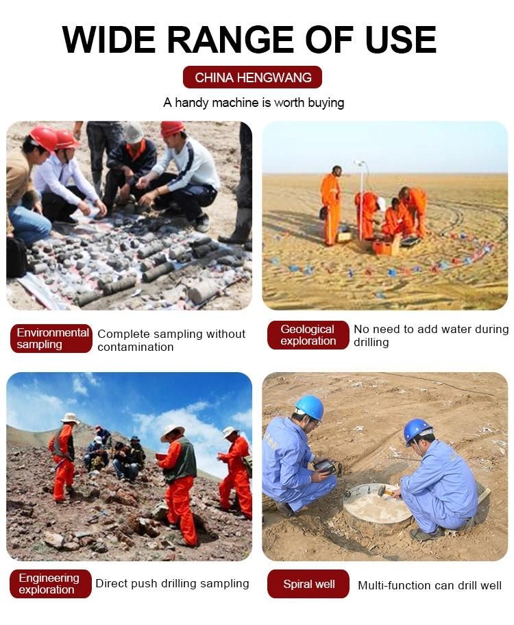 Double Tube Sampling 30m Coring Crawler Sampling Geotechnical Drilling Rig