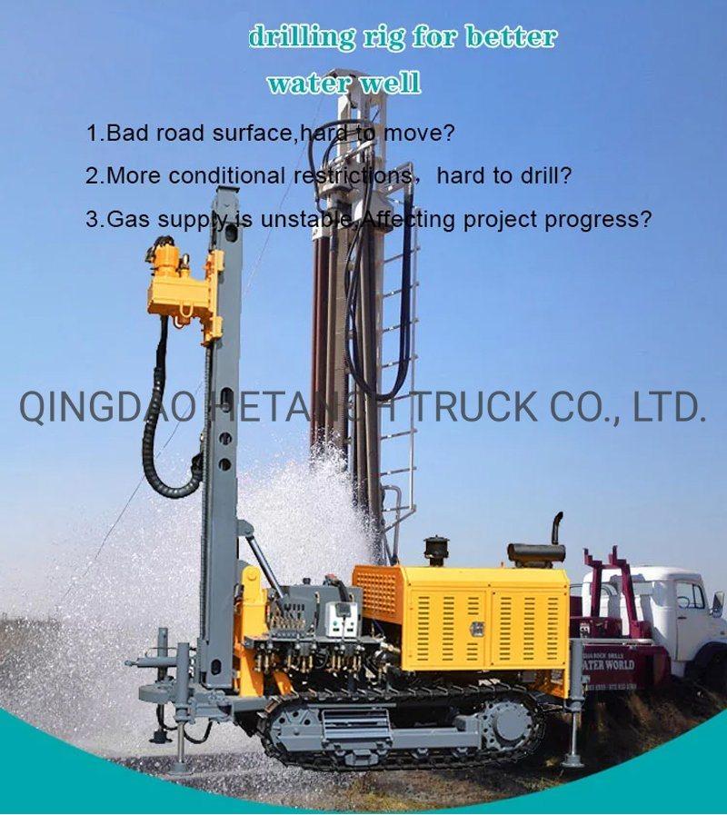 Hot selling HOWO Truck Chassis 100m-400m rig drilling water truck