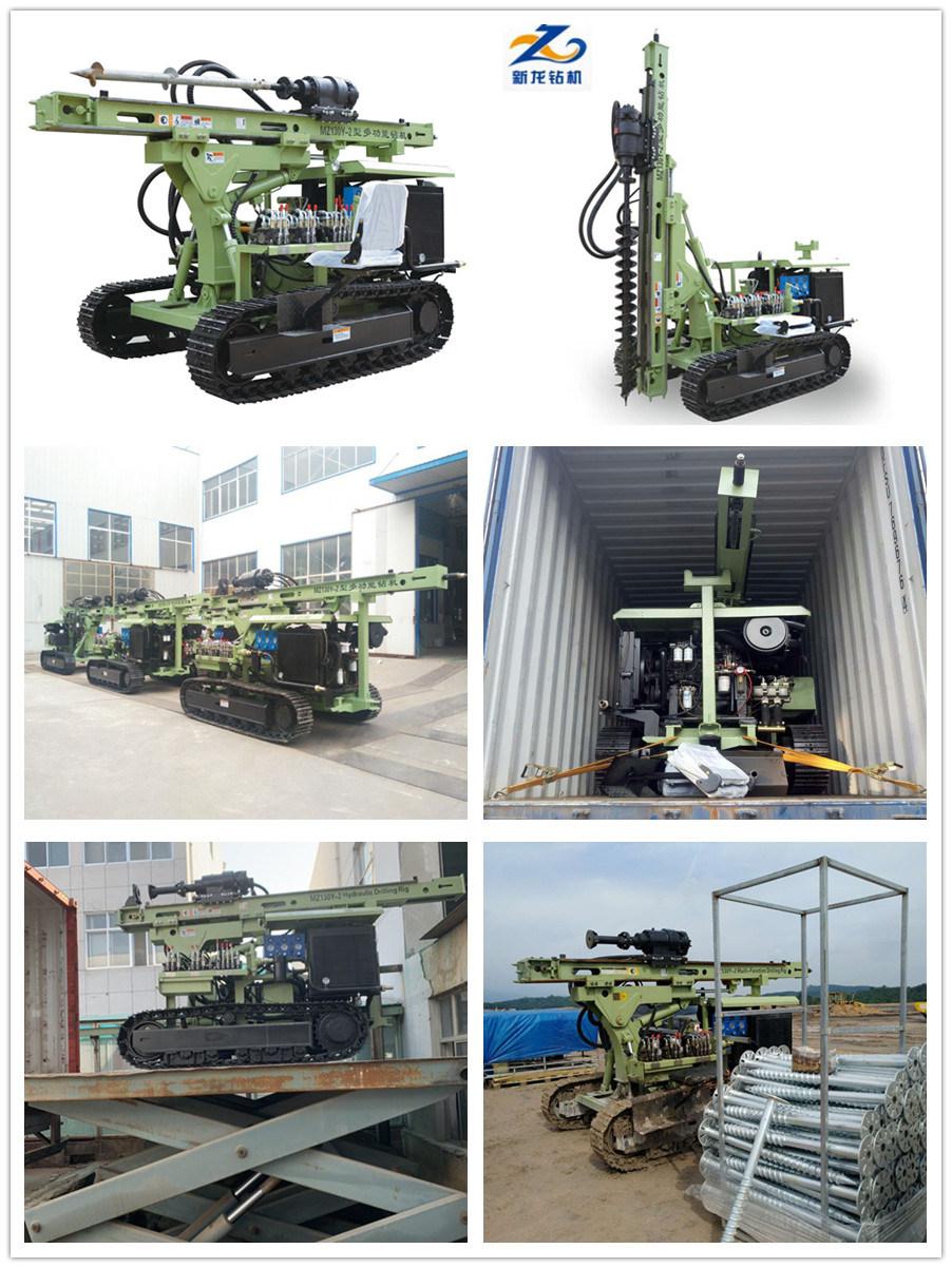 Crawler Long Screw Economical Water Well Pile Driver Construction Equipment Machinery with Factory Low Price