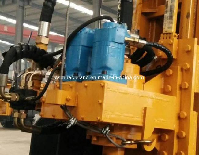 800m Track Mounted Cummins Engine Air Borehole Rock Water Well Drilling Rig