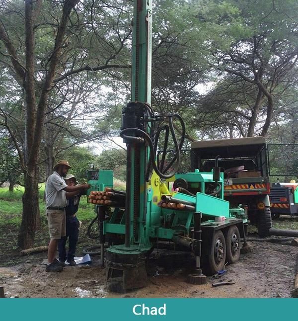 260m Depth Trailer Mounted Portable Water Well Drilling Rig