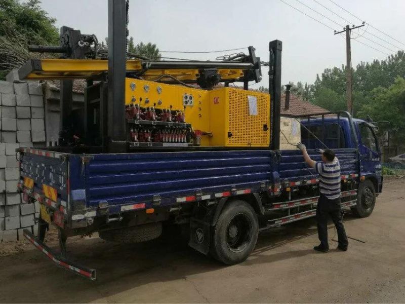 2022 Hot Sale Self-Propelled Pneumatic Water Well Drilling Rig Pneumatic Rock Bolt Drilling Rig