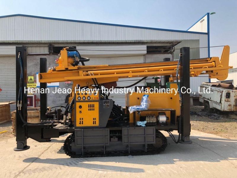 350m Depth Hydraulic Crawler Borehole Drilling Rig for Water Well