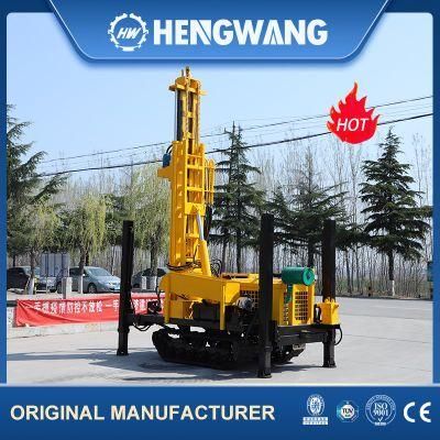 220m Pneumatic Drill Rig Engine Power 60kw Easy Handle Crawler Borehole Water Well Drill Drilling Equipment