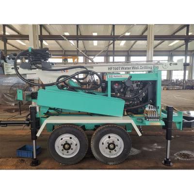 Easy to Operate Cheap Portable Diesel Water Well Drilling Rig