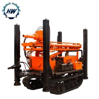 Crawler Mounted Air Water Well Drilling Rig