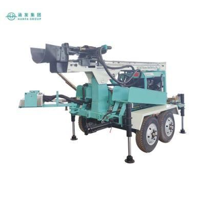 Hf150t Portable Water Well Drilling Rig Environmental Protection