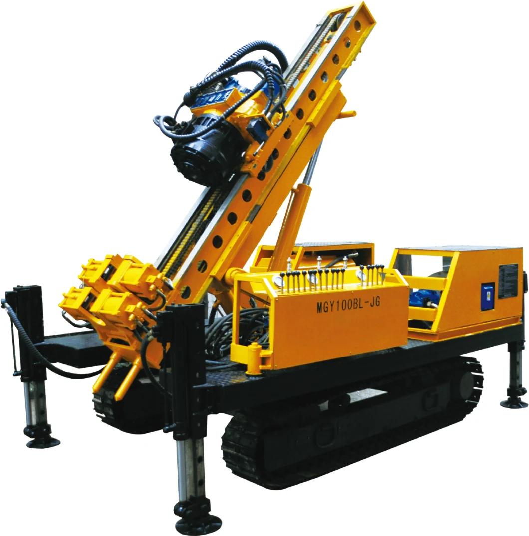 High Efficient Crawler Mounted Full Hydraulic Anchor Drilling Rig Slope Drilling Machine