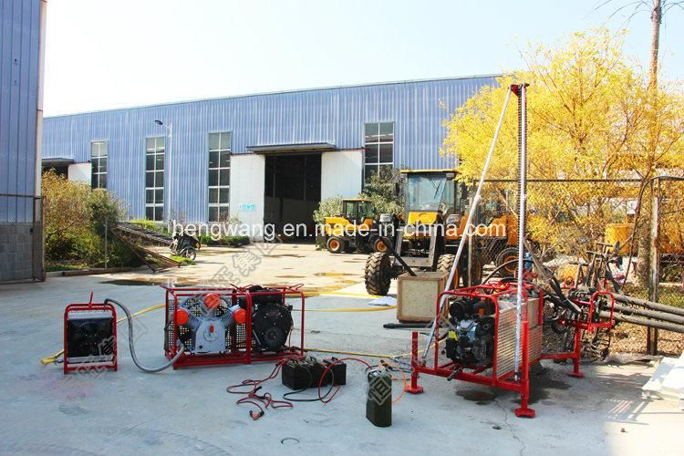 Small Pneumatic and Hydraulic Rock Drilling Rig