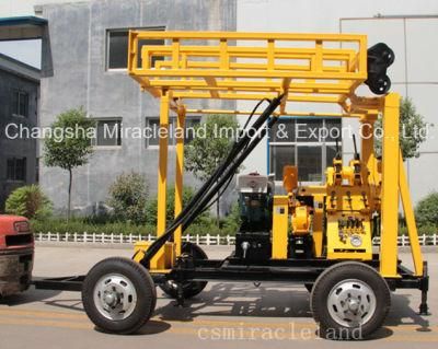 200m Trailer Mounted Portable Hydraulic Water Well Drill Equipments (YZJ-200YY)