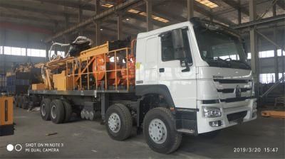 Top Drive Hydraulic Rotary Cummins Engine Large Borehole Water Well Drilling Rigs