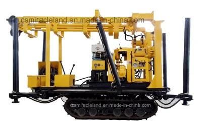 Crawler Mounted Hydraulic Mud Rotary Borehole Water Well Core Drilling Rig Price (YZJ-200Y)