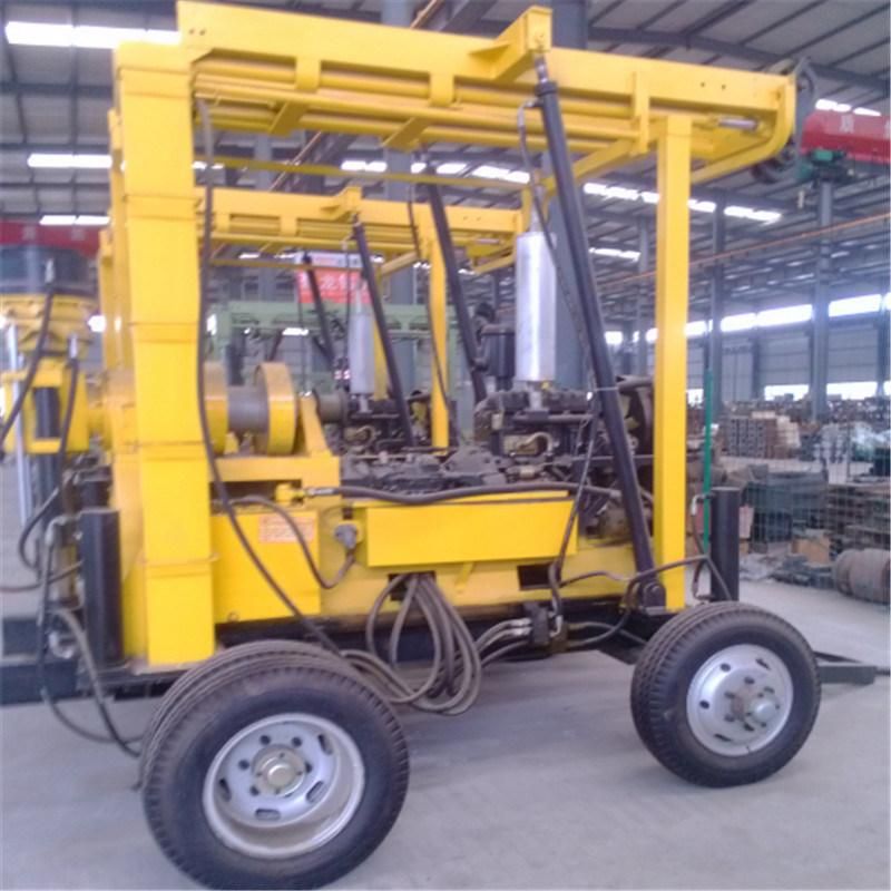 Trailer-Mounted Portable Water Well Drilling Machine
