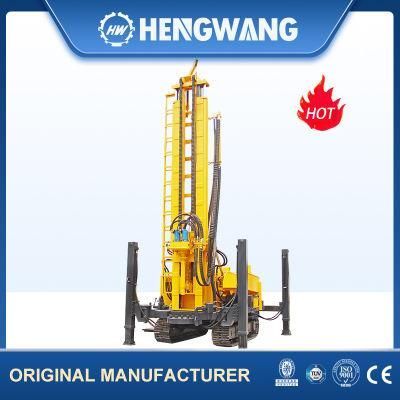 400m Steel Crawler Mounted Rotary Portable Water Well Drilling Rig Drill Mast 6m Pneumatic Drill Rig