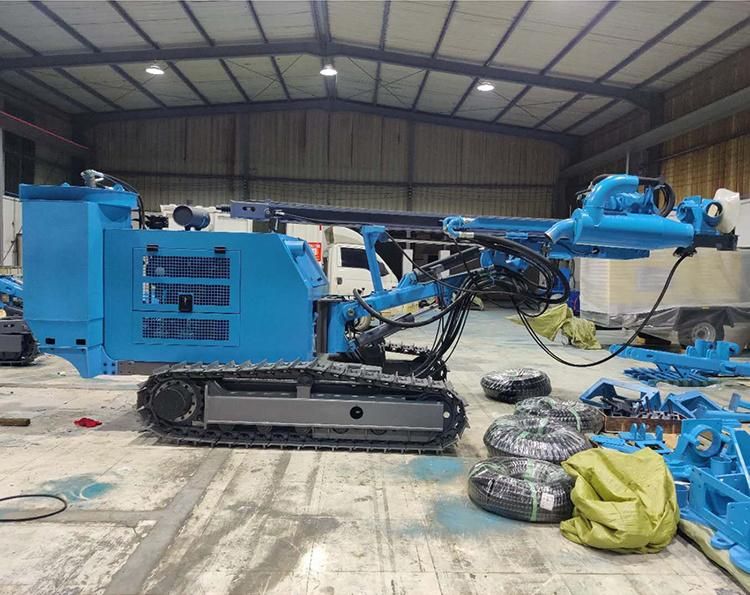 D Miningwell Ht500 Separated DTH Crawler Type Drilling Rig 203mm Borehole Core Drilling Machine