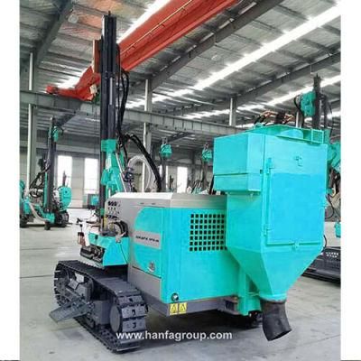 Two-Speed High Accuracy Multifunctional Rock Drill Rigs with Air Compressor