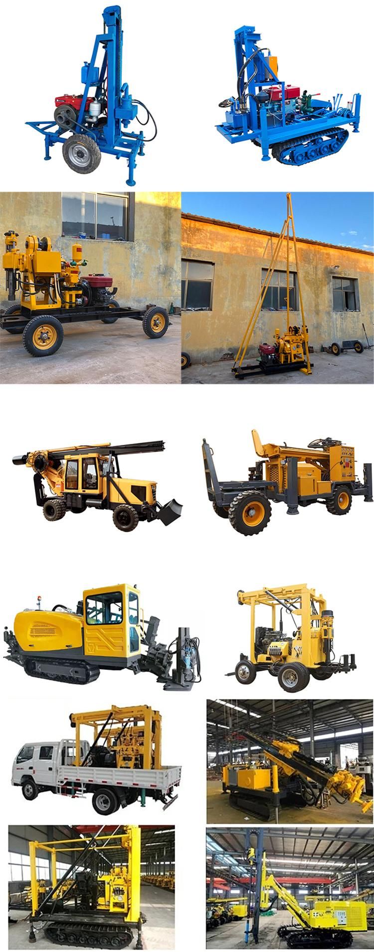 Geological Exploration Drilling Borehole Rock Core Water Well Drilling Rigs Machine