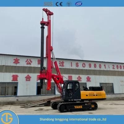Tractor Portable Small Piling Hammer Machine Crawler Pile Driver Drilling Dr-90 Rig for Free Can Customized Made in China