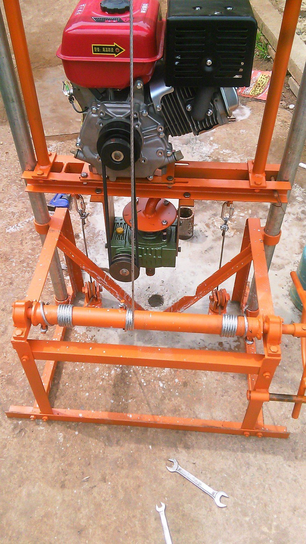Gasoline and Diesel Engine Water Well Drilling Machine for Sale