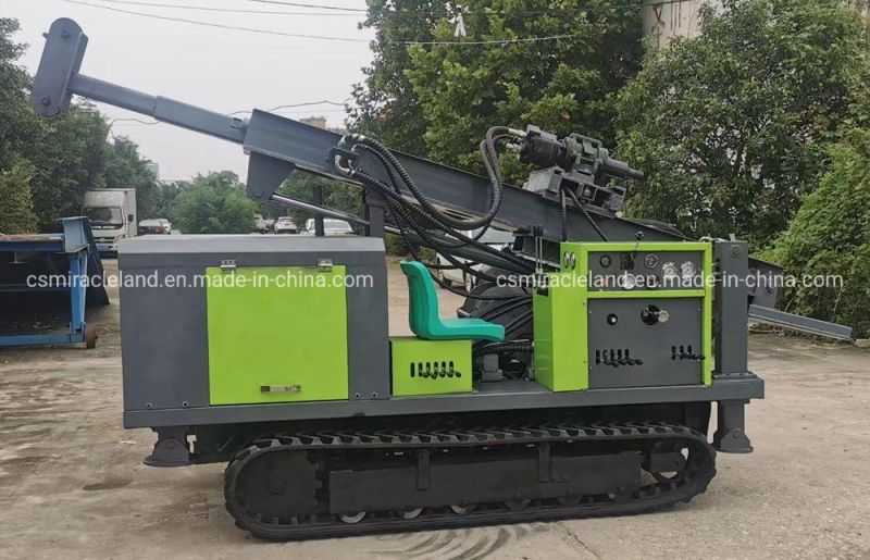 Crawler Mounted Full Hydraulic Power Head Mineral Samples Investigation Exploration Core Drilling Rig