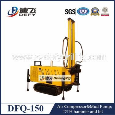 150m Hydraulic Crawler DTH Drilling Machine Using Hammer